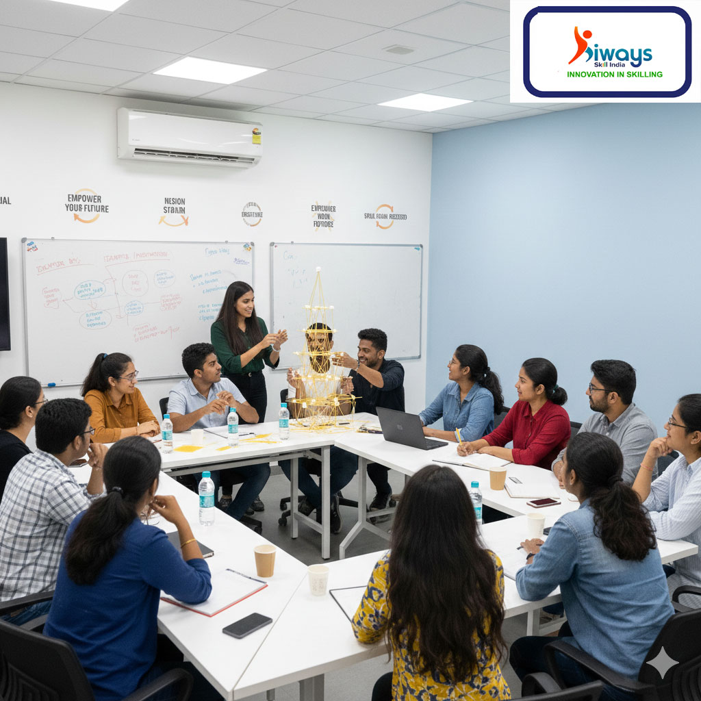 Participants sharing startup ideas during EDP session